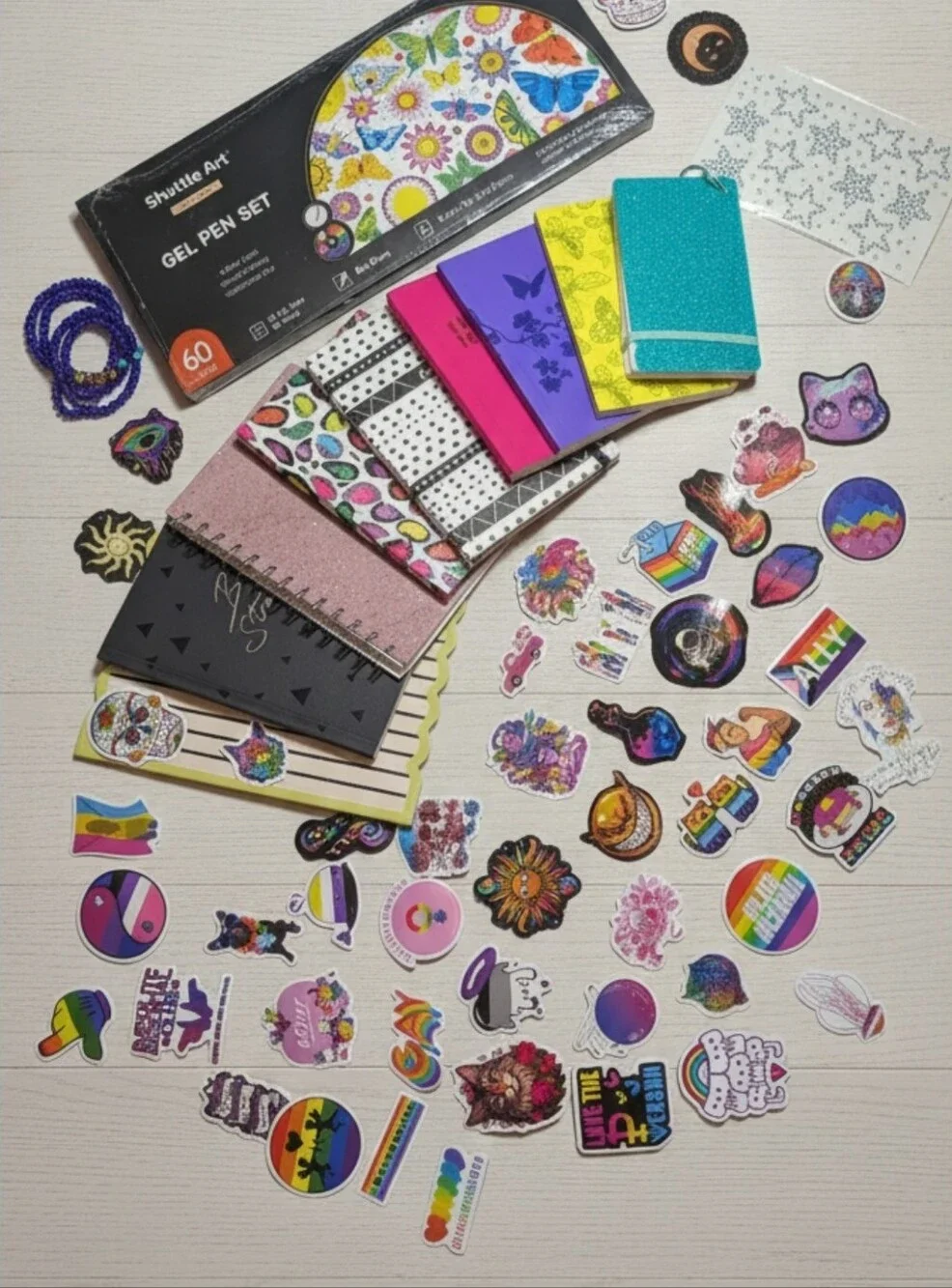 Journaling Kit - HUGE 90+ Piece Bundle New + Macq Blanq Pen